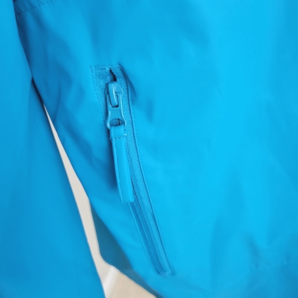 ROAMAN'S Light Blue Hooded Rain Coats 22/24 1X NWOT - Picture 10 of 11